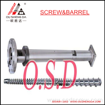 screw and barrel for recycling machine pelletize/barrel with gas vented design screw
